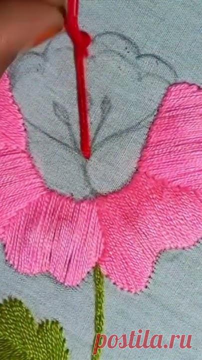 Amazing hand embroidery skills . #fantastic #hand #embroidery #new #tending #needlework