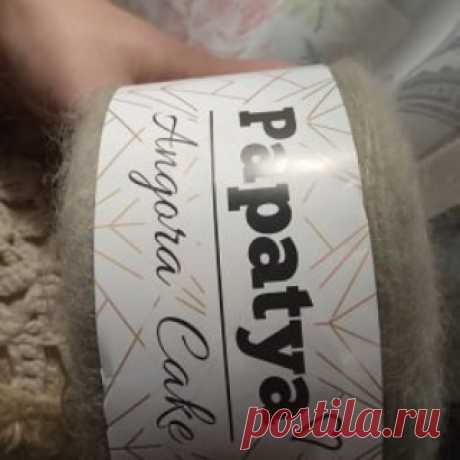 Палантин крючком. Новая проба пряжи.