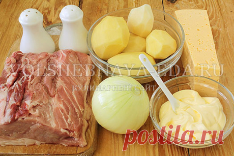 Картошка по-французски. Картошка с мясом по-французски в духовке | Волшебная Eда.ру