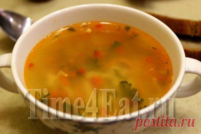 Рисовый суп с курицей и томатами | Пора перекусить!