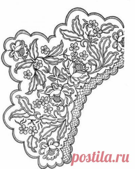 РИСУНКИ ДЛЯ ВЫШИВКИ ГЛАДЬЮ И РЕШЕЛЬЕ