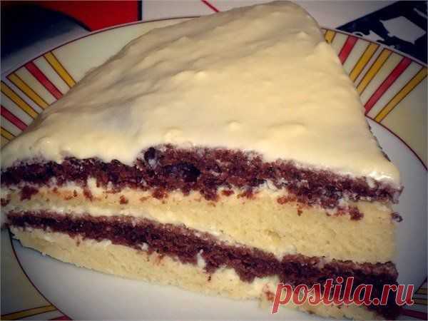 Лёгкий и вкусный тортик на кефире | Готовим вместе