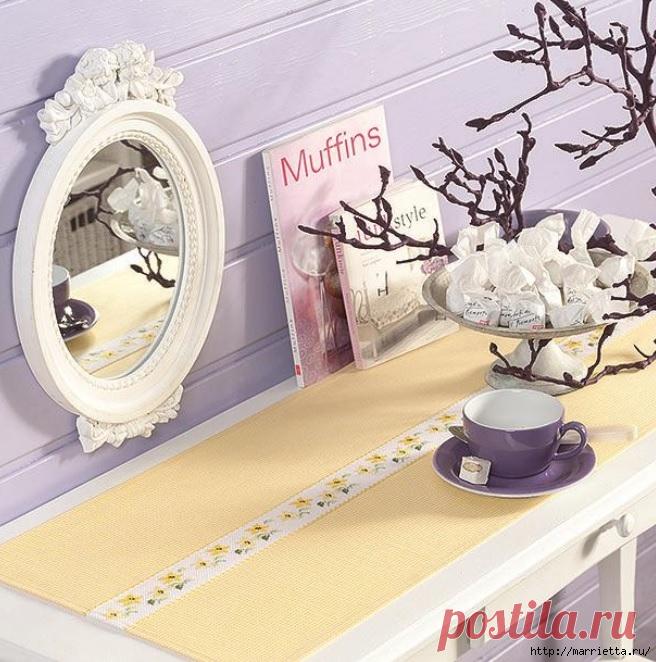 Цветочная вышивка крестом. Схемы