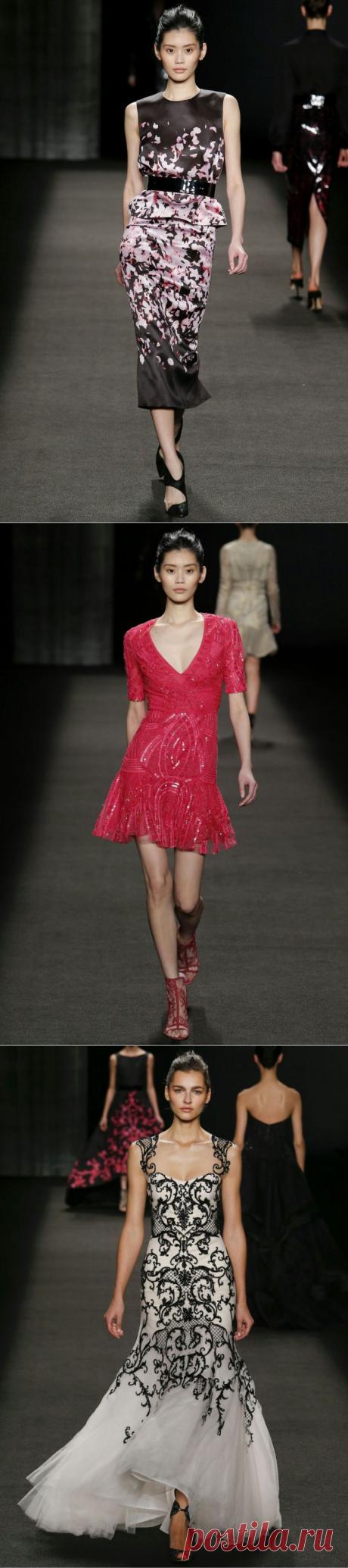 Monique Lhuillier Collections Fall Winter 2014-15 .