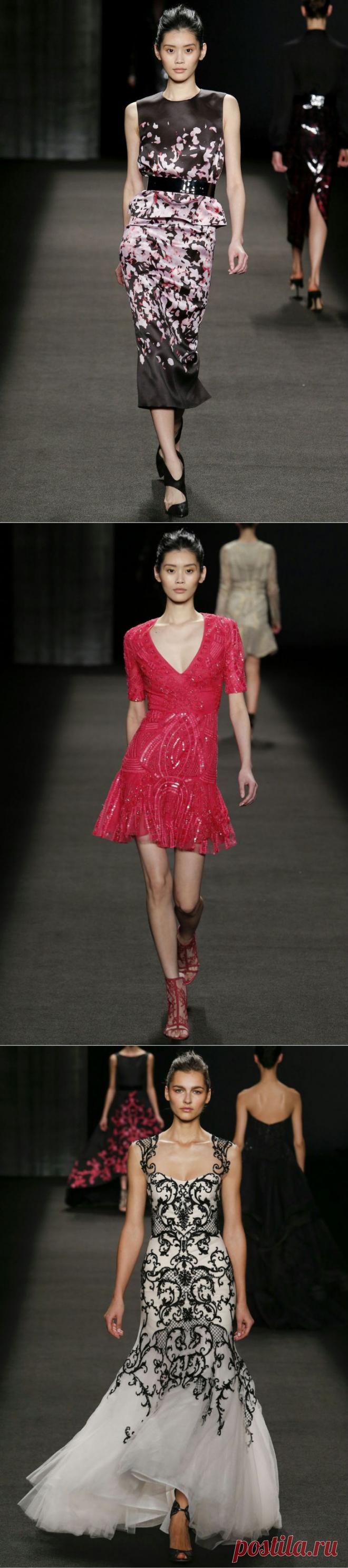 Monique Lhuillier Collections Fall Winter 2014-15 .