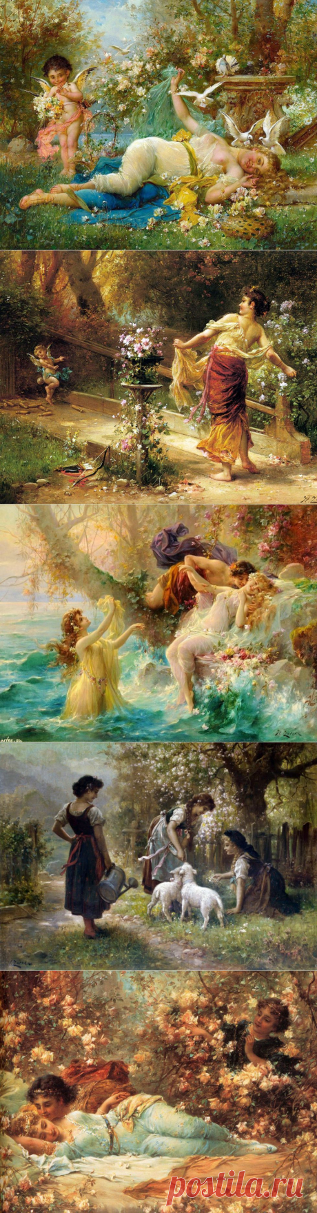 Hans Zatzka (Ханс Зацка, 1859-1945, Austrian) \2\