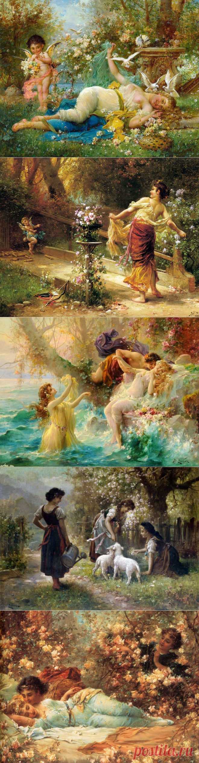 Hans Zatzka (Ханс Зацка, 1859-1945, Austrian) \2\