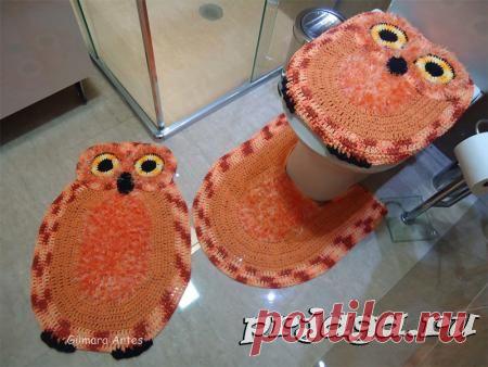 Ковер «Сова» крючком