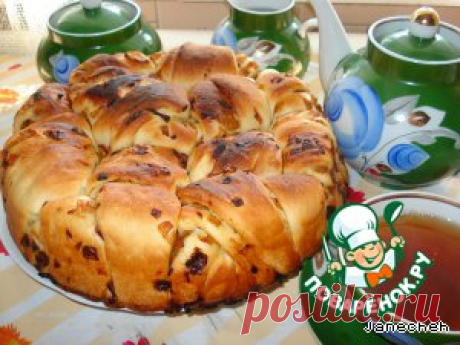 Постный пирог &quot;Луковник&quot; на рисовом отваре - кулинарный рецепт