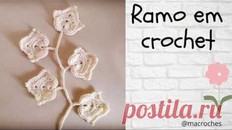 Ramo de Crochet Passo a Passo!