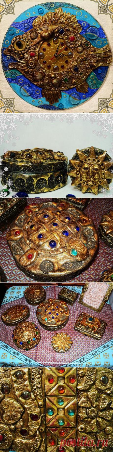 Индивидуальные мастер-классы по авторскому декору предметов интерьера (часы,шкатулки, панно) - Ярмарка Мастеров - ручная работа, handmade