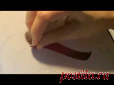 ВЫШИВКА  ПЛАВНОГО ПЕРЕХОДА  \   EMBROIDERY IN SATIN-SMOOTH TRANSITION FROM TONE TO TONE
