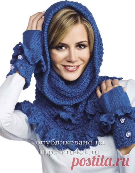 Воротник-хомут с капюшоном