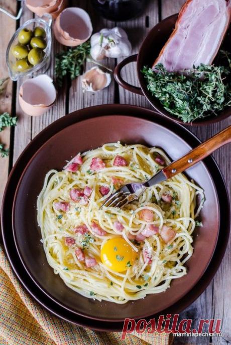 Паста Карбонара — классический рецепт | Мамина печка