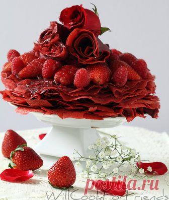 Will Cook For Friends: Red Velvet Crepe Cake, Fleur de Crepe