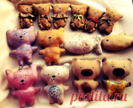 Кофейная игрушка в винтажном стиле