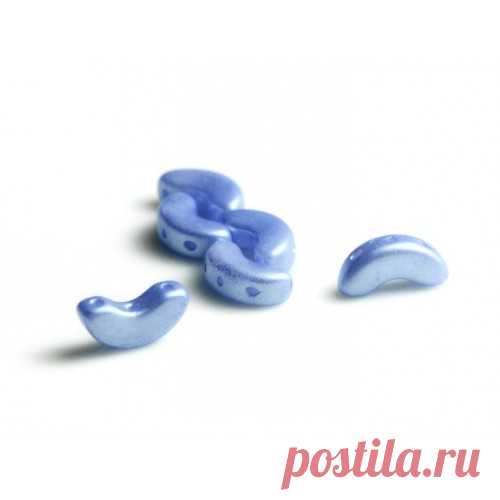 Arcos ®par Puca бусины,5х10мм, Пастель Светлый Сапфир