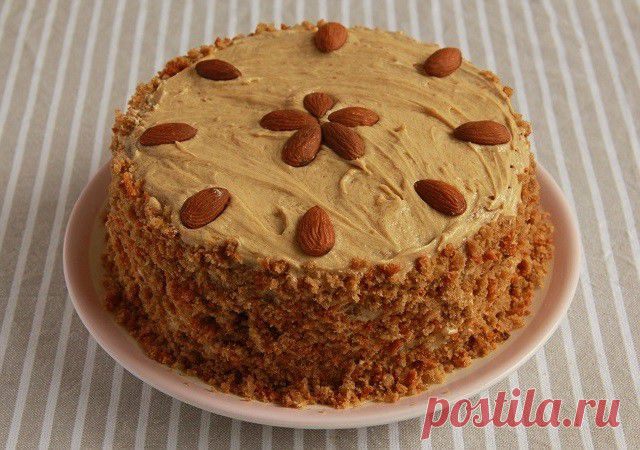 petit_furia - Кофейно-миндальный торт