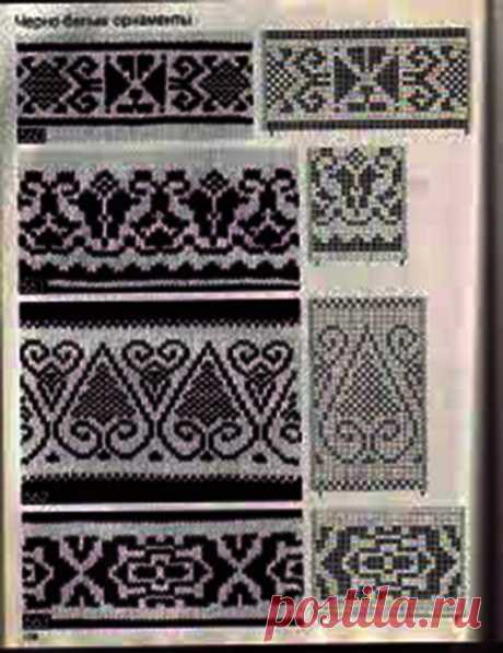 Тапочки жаккардовым узором — Сделай сам, идеи для творчества - DIY Ideas