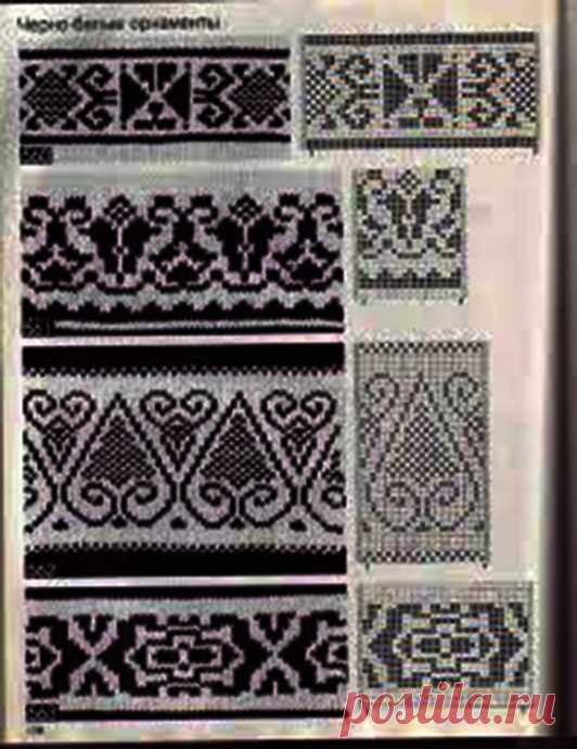 Тапочки жаккардовым узором — Сделай сам, идеи для творчества - DIY Ideas