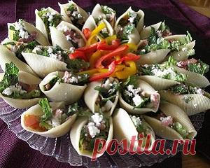 Ракушки фаршированные