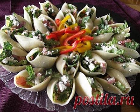 Ракушки фаршированные