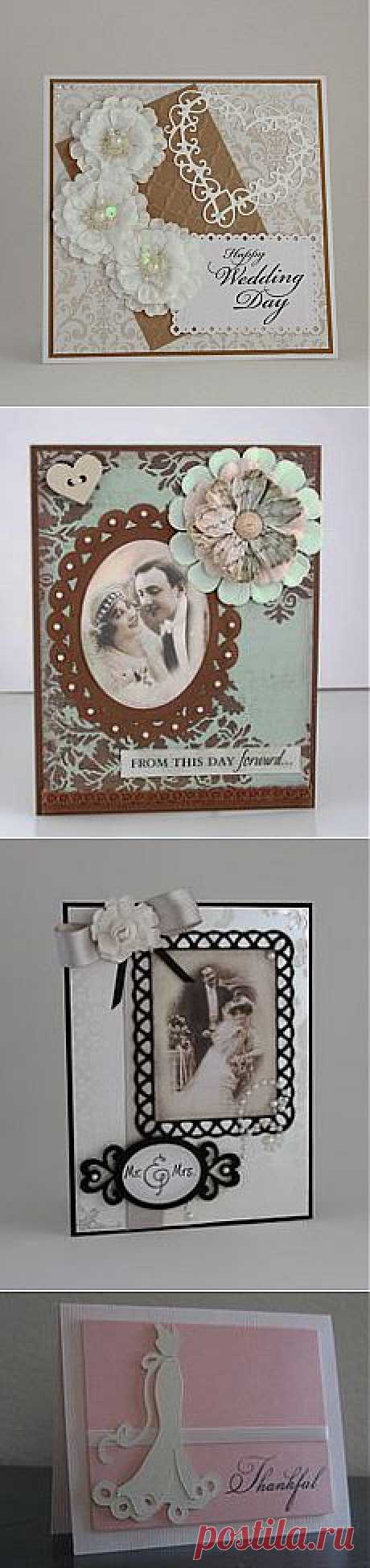 Wedding Handmade Card / happy wedding day card / congratulations / fl…