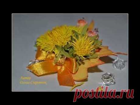Мастер -класс &quot;Крепим заколочку -крокодильчик&quot; - YouTube
