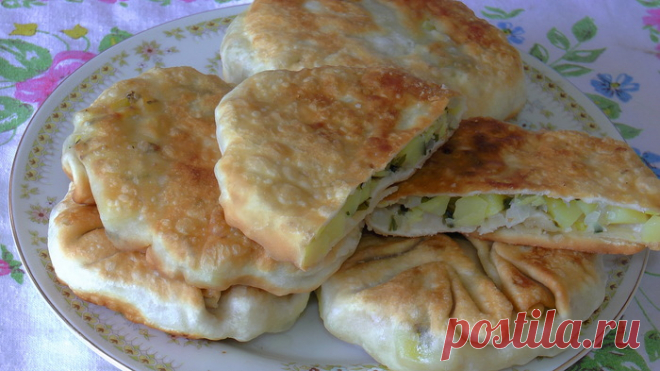 Плацинды с картофелем
