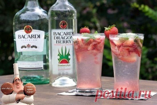 Рецепт коктейля "Клубничный мохито" | Sous-Chef.ru - готовить нужно вкусно