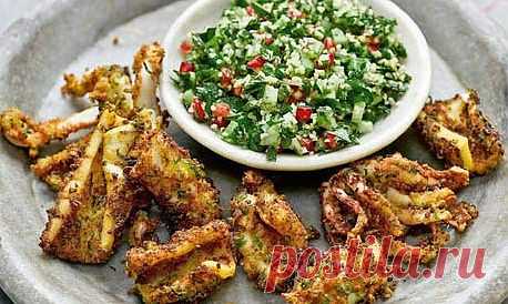 Подборка рецептов с кальмарами.