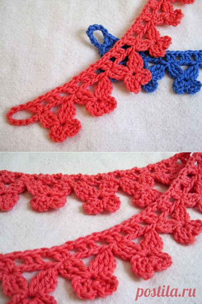 Узор для каймы "БАБОЧКИ"