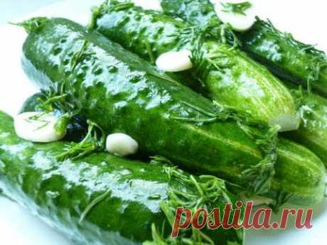 САМЫЙ БЫСТРЫЙ И ВКУСНЫЙ РЕЦЕПТ МАЛОСОЛЬНЫХ ОГУРЦОВ!