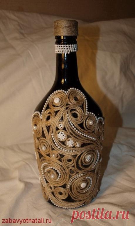 «Декор бутылок своими руками шпагатом » — карточка пользователя timofeev.dimavoron63 в Яндекс.Коллекциях