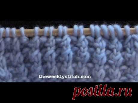 Blanket Rib Stitch | The Weekly Stitch
