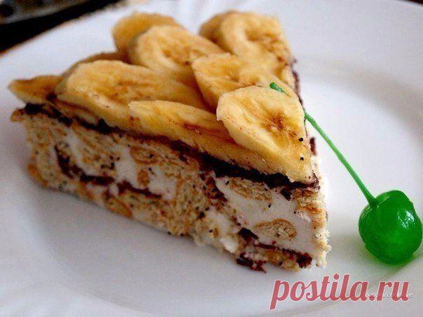 Сметанный торт из крекера