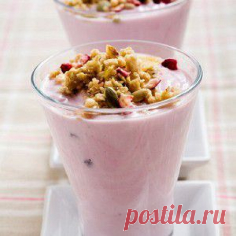 Клюквенные мюсли с йогуртом - BestCook