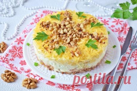 15 cлоеных салатов с куриной грудкой — MOJAKUHNJA.ru