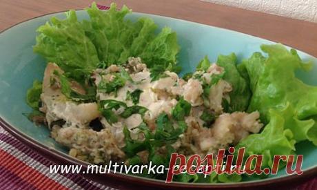 Рыба, запеченная с брокколи и цветной капустой в мультиварке |