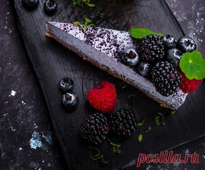 Черничный чизкейк с кешью
