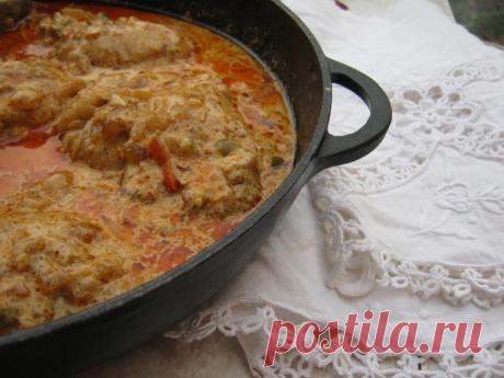 Курица в сметанном соусе
