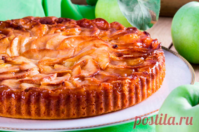 Творожная шарлотка с яблоками: рецепты на каждый день