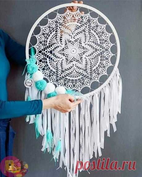 Ловцы снов крючком — Сделай сам, идеи для творчества - DIY Ideas