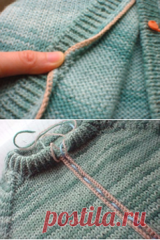 [Вязание] Как правильно разрезать вязанную вещь. Мастер-класс