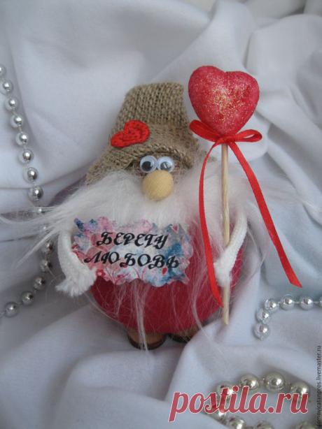 Купить Домовой ХРАНИТЕЛЬ ЛЮБВИ. - любовь, любимой, любимому, оберег, оберег в подарок, хранитель, домовой