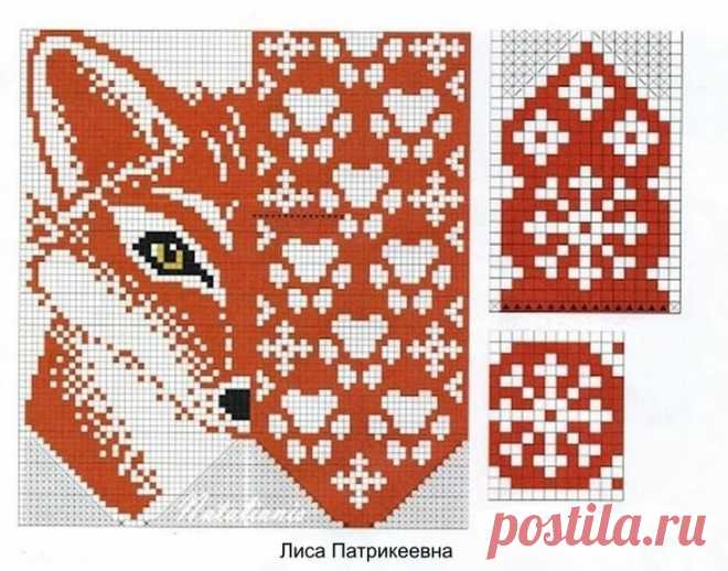 32 узора для жаккарда. Спицы и крючок, варежки и носки | Сашка-Вязашка | Яндекс Дзен