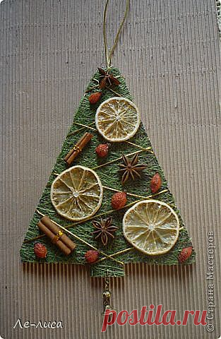 Эко-подвески "Ёлочки"