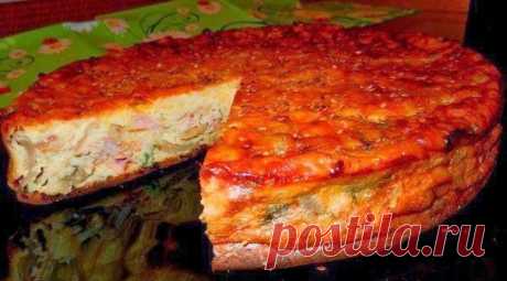 шеф-повар Одноклассники: Пирог-сметанник с курицей и грибами