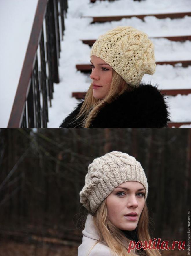 Вязаная шапочка "Звезда рока" от Kim Hargreaves.