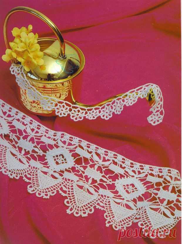 УДИВИТЕЛЬНОЙ НЕЖНОСТИ УЗОРЫ... кромка... со схемами....